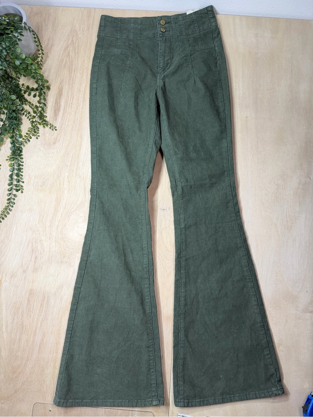 the Free People "We The Free" Jayde Corduroy Flare Pants size 28